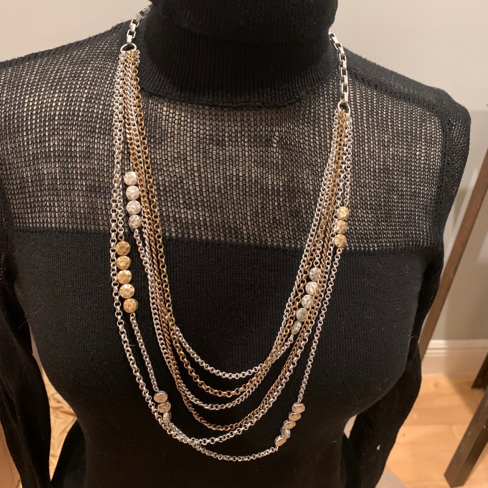 Lucky Brand Multi Strand Neckace - Picture 1 of 2